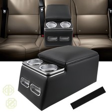 Universal Truck Seat/Bench Center Console Armrest Organizer with Cup Holder picture