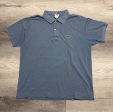 Lacoste Polo Shirt Blue Cotton Pique picture