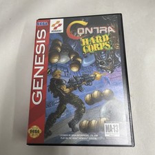 Contra Hard Corps Sega Genesis 1994 Konami CIB Case Manual Cartridge Untested picture