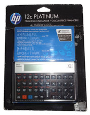 HP 12c Platinum Financial Calculator Hewlett Packard picture