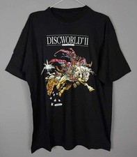 VTG 1999 Discworld II Missing Presumed Video Game  Unisex S-5XL Shirt ILS279 picture