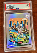 2024 Donruss Tyreek Hill Downtown #3 PSA 9 MINT Miami Dolphins SSP picture