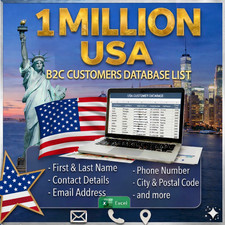 1 MILLION High Quality USA Consumers Email Database – Complete B2C Contact list picture