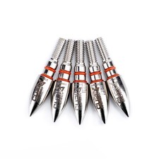 12Pcs Archery Field Points 100 Grain Target Hunting Practice Arrow Tip 5/16 inch picture
