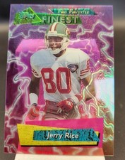 1995 TOPPS FINEST JERRY RICE FAN FAVORITES #FF14 ACETATE 49ERS picture