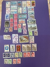 France 1975- 1979 Used 48 Stamps, 1 Block Of 4,2 Blocks Of 2 , VF, See Photos picture