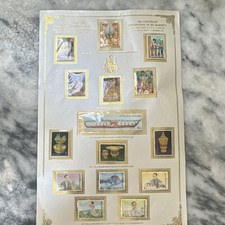 Thailand 1996 50th Anniversary Royalty Souvenir Sheet Mint Multi-Color picture