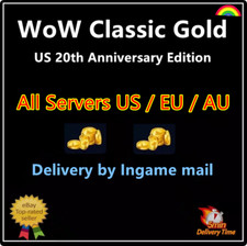 WoW Classic 20th Anniversary Edition✨500-2000 Gold✨US / EU Server Virtual Item picture