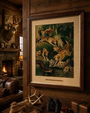 Wow Amazing Early Hunting Scene Otter Hunting Hard Pressed picture