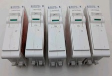 Lot of 5 Leviton LB120-T 20A 1-Pole Plug-On Standard Branch 20A (Storage Wear) picture