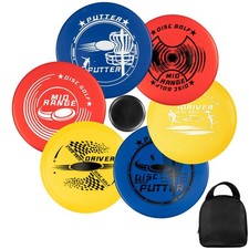 6pcs  Disc Golf Set Disc Golf Starter Set Disc Golf Frisbee Discs Outdoor picture