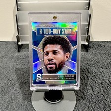 2018-19 Panini Spectra Paul George Headliners Silver Holo Prizm SP SSP Case Hit picture