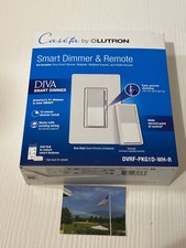Lutron Diva Smart 150W LED Dimmer Switch - White (DVRF-PKG1D-WH-R) picture