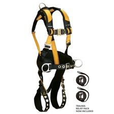 FallTech Journeyman Flex Steel 4D Construction Climbing Harness, Small - 7035FDS picture