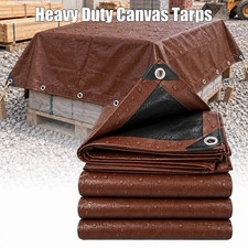Super Heavy Duty Poly Tarp 16Mil Waterproof Canopy Cover Tarpaulin picture
