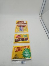 1990 Fleer Basketball Strip   Pack  Of 45  All-Star Fith Anniversary  Edition  picture