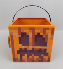 Minecraft Jack O Lantern Halloween Treat Pail Trick or Treat Bucket Mojang picture