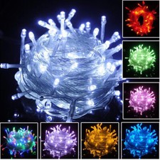 100-800 LED Fairy String Lights Christmas Tree Outdoor Patio Party Home Decor US picture