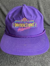 Universal Studios Hollywood  Vintage Strapback Trucker Hat Cap Purple picture