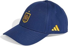 NWT Adidas Spain National Soccer Team RFEF Hat Cap OSFM Blue Gold Futbol Spanish picture