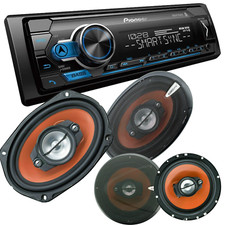 Pioneer MVH-S322BT Bluetooth Car Stereo w/ USB + Audiobank 6.5
