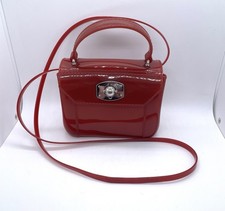 FURLA Red Jelly Candy Small Crossbody Bag Made In Italy picture