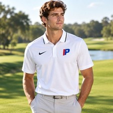 Nike Philadelphia Phillies Dri-FIT Polo Size XL White MLB Baseball picture