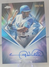 2026 Topps Bowman Gary Sheffield 75th Diamond Blue /150 Auto 75D-GS Marlins picture