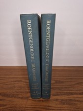 Roentgenologic Diagnosis  Lot Of 2 Vol.1 & 2 Vintage Hardcover Book Teplick... picture