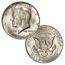 90% Silver 1964 JFK Kennedy Half Dollar Brilliant Uncirculated (BU) picture