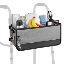 Large Walker Basket for Folding Walkers Foldable Walker Storage Bag Organizer picture