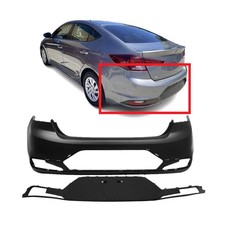 2019-2020 Hyundai Elantra 2-Piece Rear Bumper Cover Kit HY1195126 HY1100235 picture