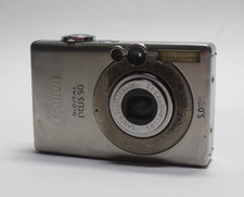 Canon IXUS 50 5.0MP 3xZoom Compact Digital Camera, PC1150 - Tested  **READ** picture