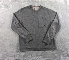 Relwen Sweatshirt Mens Large Gray Surfmesh Crewneck Pocket Waffle Lined Light picture