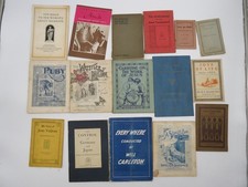 35 PIECE ANTIQUE & VINTAGE BOOKLET COLLECTION LOT picture