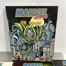 Vintage 1992 TSR Marvel Super Heroes Lands of Dr. Doom Box Set Complete 6906 picture
