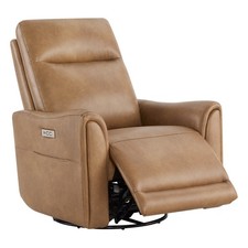 CHITA Power Recliner Chairs Swivel Rocker Recliner Chair with Charging Ports picture