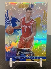 2013-14 Panini Crusade - Crusade Jeremy Lin #50 Blue Houston Rockets 🚀  picture