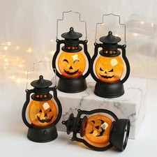 Halloween LED Hanging Pumpkin Lantern Light Retro Ghost Party Home Decoration picture