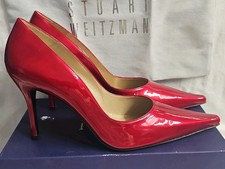 Stuart Weitzman Lady Collection Red Quasar Size 12M - WON'T FIND ANYWHERE - RARE picture