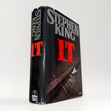 It by Stephen King, True 1st Edition, 1st Printing, HC DJ picture