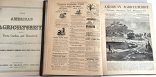 THE AMERICAN AGRICULTURIST 1874 & 1875 BOUND VOLS For FARM GARDEN & HOUSEHOLD picture