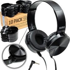 ✅ Headphones Lot (10 Pack) - On-Ear Premium Student Bulk Headphones picture
