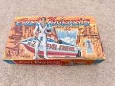 Vintage  1974 Addar Evel Knievel Sky Cycle X-2 Model Kit with  Autograph picture