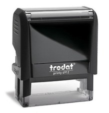 Custom Trodat 4912 / Ideal 80 Self-Inking 4 Line Office Return Address Stamp  picture
