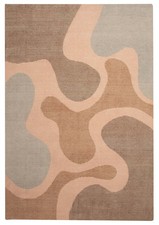 Traditional Salmon Hand loomed Area Rug 6'8