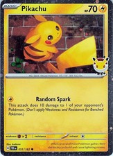 Pikachu (Pokemon Day 2026) Holofoil Common NM 051/162 picture