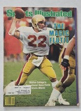 1984 Sports Illustrated December 3rd Issue with Mailing Label Doug Flutie picture