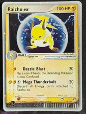 Pokemon Raichu EX 98/100 (LP) Sandstorm SS picture