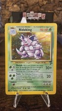 Nidoking Holo Rare Base Set 2 011/130 MP picture